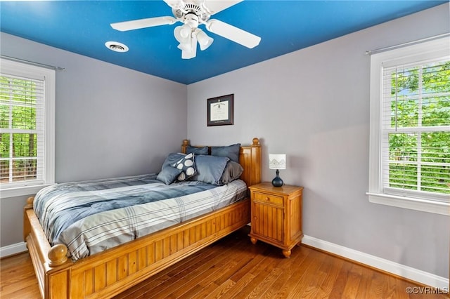 8413 Chandon Ct, Chesterfield, VA 23838 - bedroom with baseboards, wood finished floors, and a ceiling fan