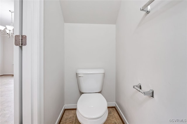 2909 Ginter St, Henrico, VA 23228 - bathroom featuring toilet and baseboards