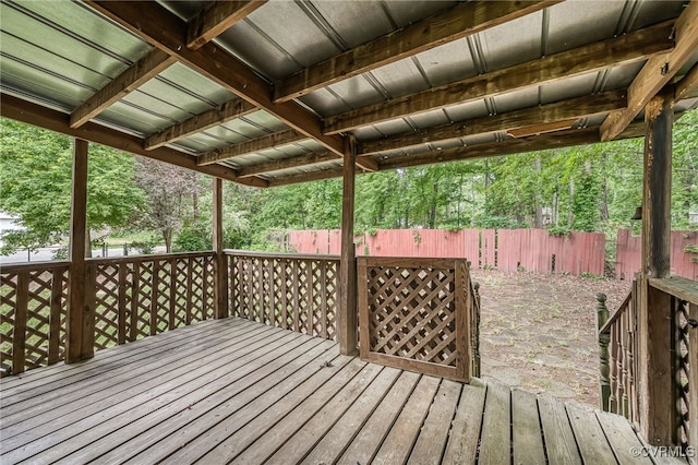 27 Medlock Rd, Sandston, VA 23150 - wooden terrace featuring fence