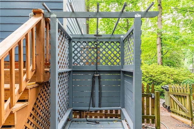 5905 Willow Creek Way, Richmond, VA 23225 - view of wooden terrace