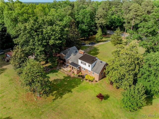 12387 Hanover Courthouse Rd, Hanover, VA 23069 - view of subject property featuring a heavily wooded area