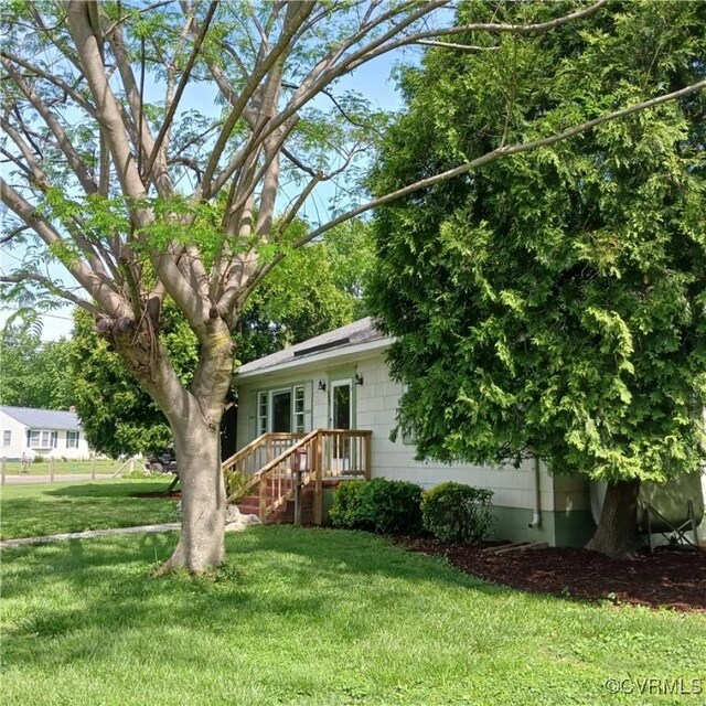 4846 Stanley Dr, Chesterfield, VA 23234 - view of front of property with a front yard