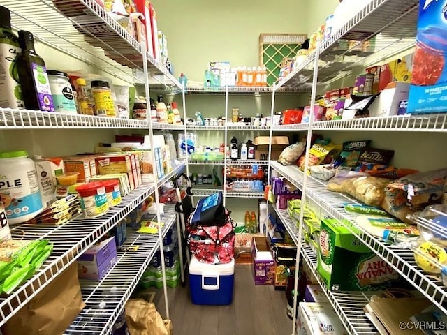 view of pantry