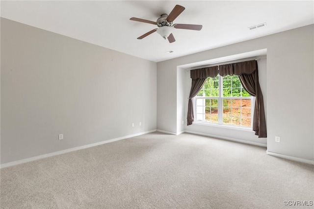 2409 Silver Lake Ter, Midlothian, VA 23112 - unfurnished room featuring carpet, baseboards, and a ceiling fan