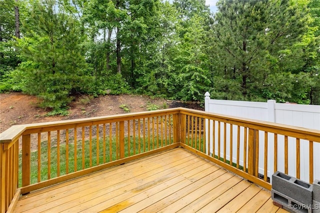 2409 Silver Lake Ter, Midlothian, VA 23112 - view of wooden terrace