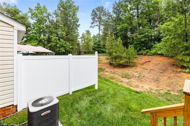 2409 Silver Lake Ter, Midlothian, VA 23112 - view of yard featuring central AC unit
