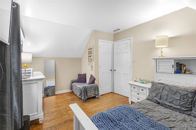 15019 Quaker Church Rd, Montpelier, VA 23192 - bedroom with wood finished floors and lofted ceiling