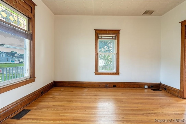 89 N Main St, Kilmarnock, VA 22482 - spare room with light wood-style floors and baseboards