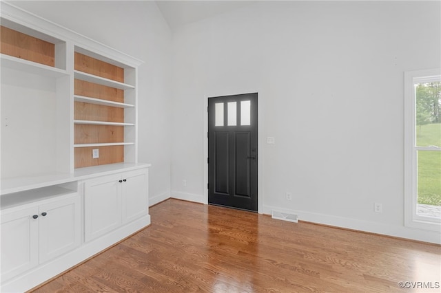 3162 Oak Hill Rd, Buckingham, VA 23921 - foyer with light wood-type flooring and baseboards