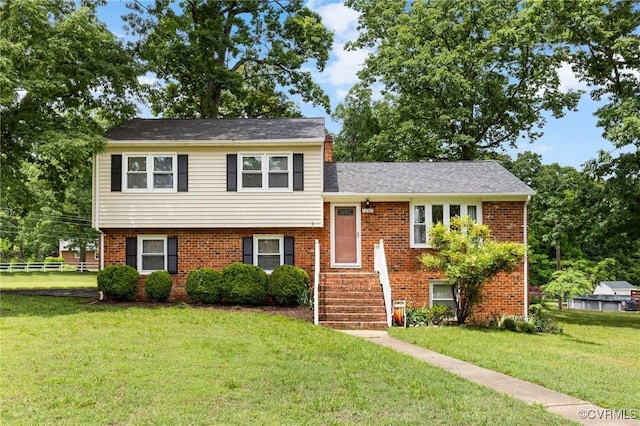 10970 Haverford Ln, North Chesterfield, VA 23236 - split level home with brick siding