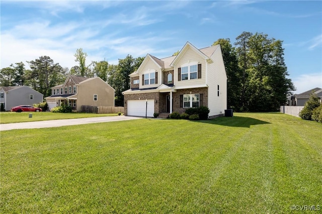 9006 Proctors Run Ct, Chesterfield, VA 23237 - craftsman house with concrete driveway, an attached garage, and brick siding