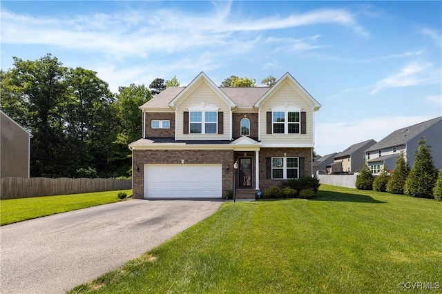 9006 Proctors Run Ct, Chesterfield, VA 23237 - view of front of house featuring asphalt driveway, a garage, and brick siding
