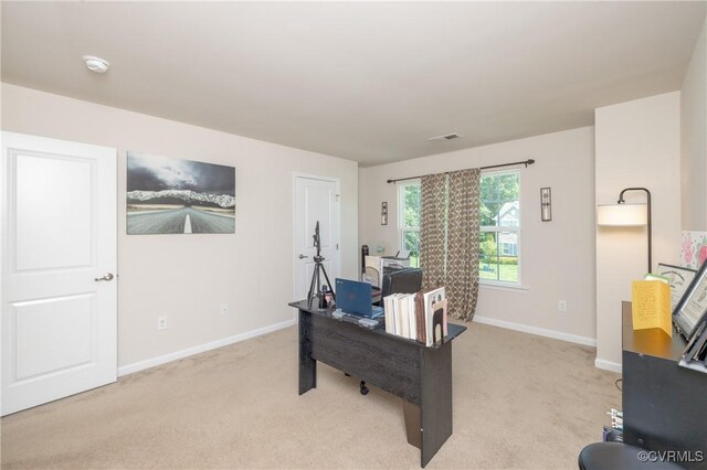 9006 Proctors Run Ct, Chesterfield, VA 23237 - home office with light colored carpet and baseboards