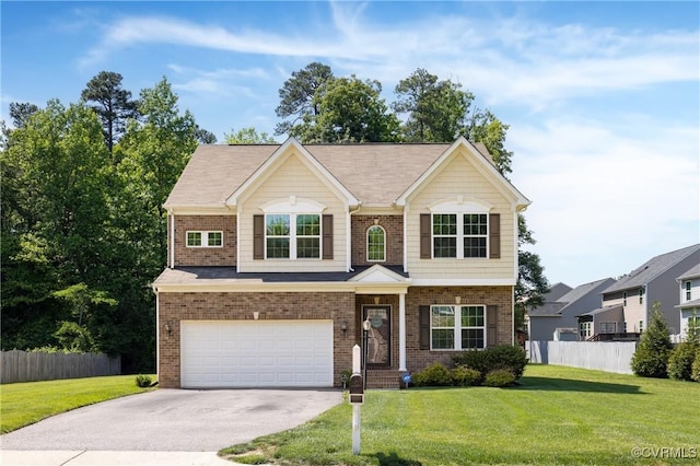 9006 Proctors Run Ct, Chesterfield, VA 23237 - view of front of home featuring an attached garage, driveway, and brick siding