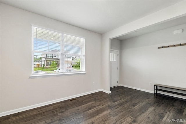 7007 Batten Ct, Chesterfield, VA 23234 - unfurnished room with dark wood-style flooring and baseboards