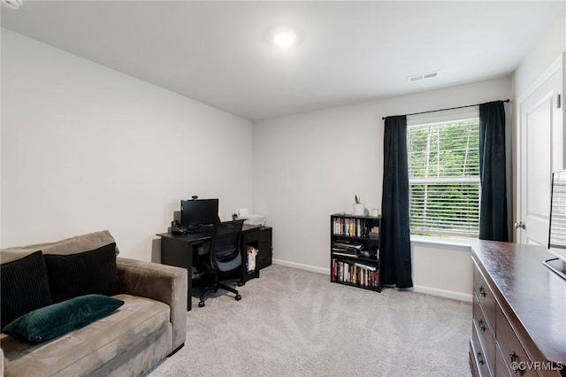 7007 Batten Ct, Chesterfield, VA 23234 - office area with baseboards and light carpet