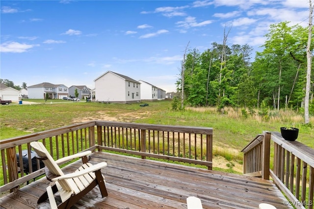 7007 Batten Ct, Chesterfield, VA 23234 - deck with a residential view
