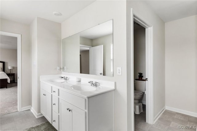 7007 Batten Ct, Chesterfield, VA 23234 - ensuite bathroom with toilet and double vanity