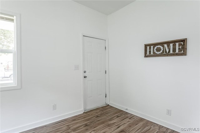 314 Maryland Ave, Hopewell, VA 23860 - spare room featuring baseboards and wood finished floors