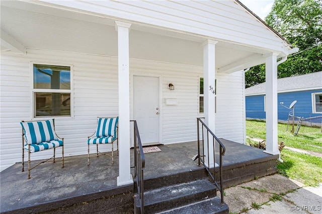 314 Maryland Ave, Hopewell, VA 23860 - entrance to property with a porch