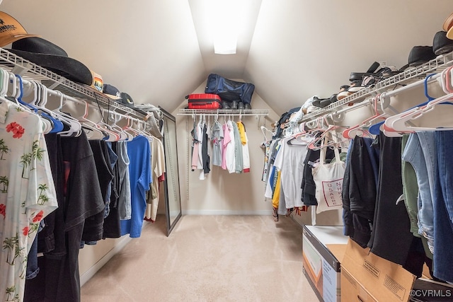 7418 Whirlaway Dr, Midlothian, VA 23112 - spacious closet with lofted ceiling and light colored carpet