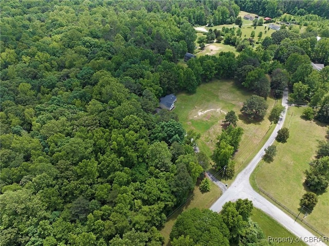 2480 Lees Neck Farm Rd, Saluda, VA 23149 - aerial view of property and surrounding area featuring a heavily wooded area
