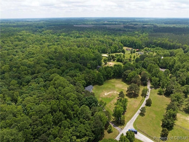 2480 Lees Neck Farm Rd, Saluda, VA 23149 - drone / aerial view of a heavily wooded area