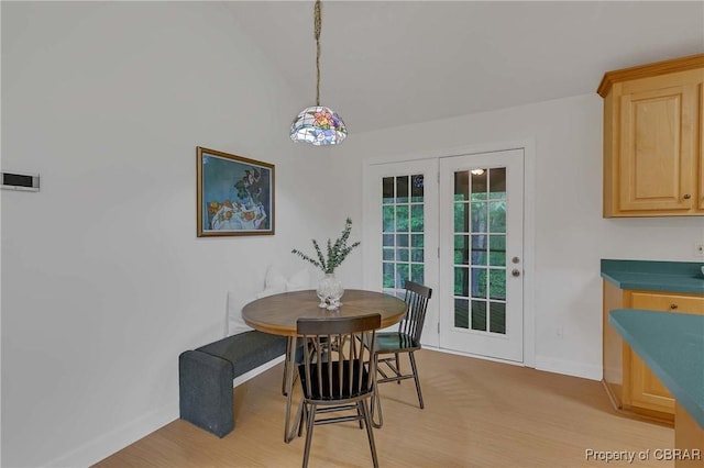 2480 Lees Neck Farm Rd, Saluda, VA 23149 - dining room with baseboards and light wood-style floors