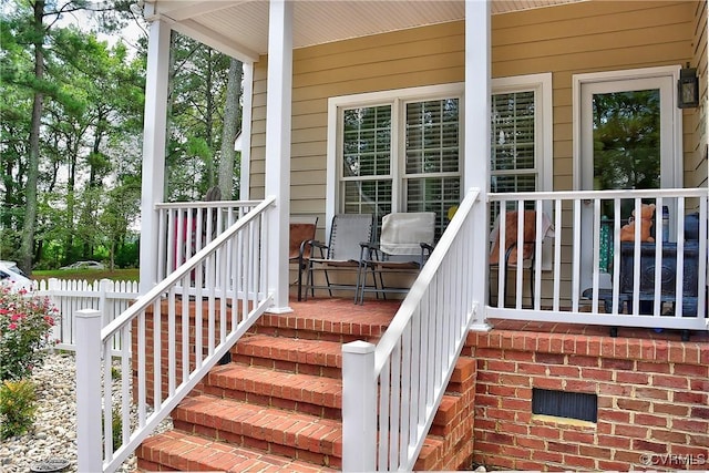 29507 Monroe Rd Unit 1, Franklin, VA 23851 - wooden deck featuring a porch