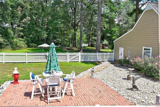 29507 Monroe Rd Unit 1, Franklin, VA 23851 - view of patio with outdoor dining area
