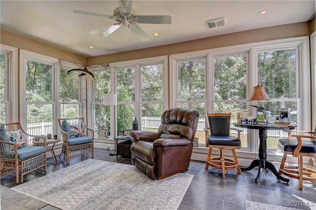 29507 Monroe Rd Unit 1, Franklin, VA 23851 - sunroom with tile patterned floors and recessed lighting