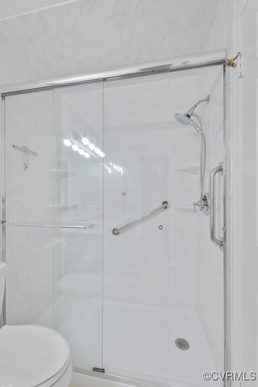 11693 Timberly Waye, Richmond, VA 23238 - bathroom featuring toilet and a stall shower