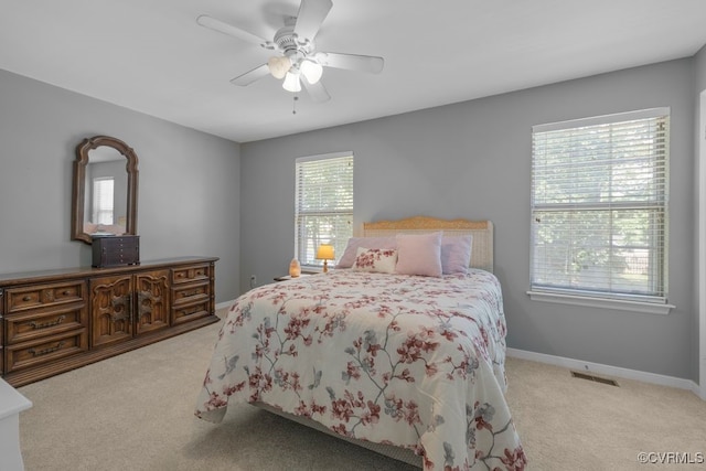 11693 Timberly Waye, Richmond, VA 23238 - bedroom with carpet floors, ceiling fan, and baseboards