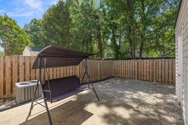 11693 Timberly Waye, Richmond, VA 23238 - fenced backyard with central AC and a patio