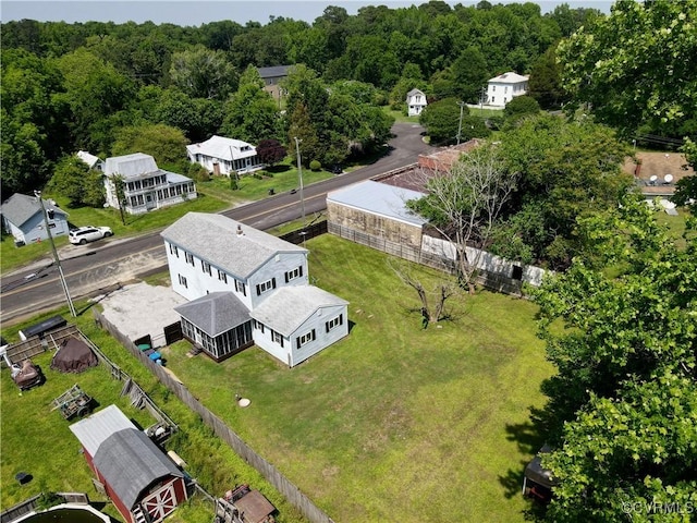56 Mancha Ave, Claremont, VA 23899 - aerial view of a heavily wooded area