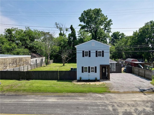 56 Mancha Ave, Claremont, VA 23899 - view of front of house with driveway