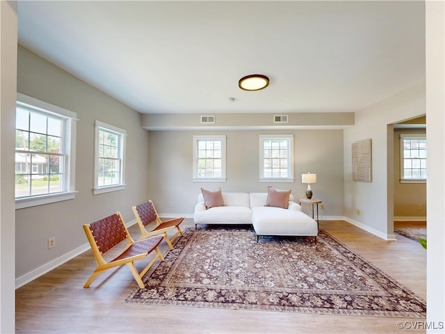 56 Mancha Ave, Claremont, VA 23899 - living room with wood finished floors and baseboards