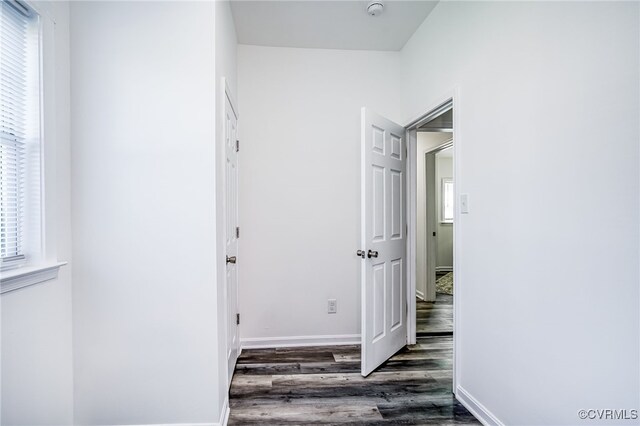 208 E 18th St, Richmond, VA 23224 - hallway featuring wood finished floors and baseboards