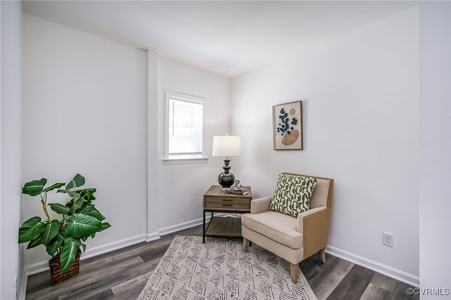 208 E 18th St, Richmond, VA 23224 - living area with dark wood-style floors and baseboards