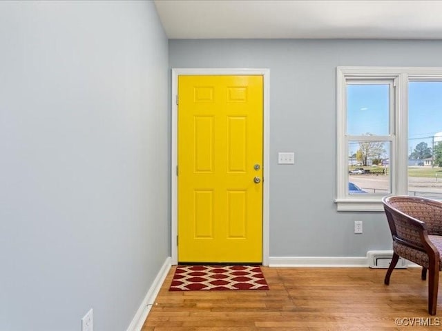 2519 Deerfield Dr, Petersburg, VA 23805 - entrance foyer featuring wood finished floors and baseboards