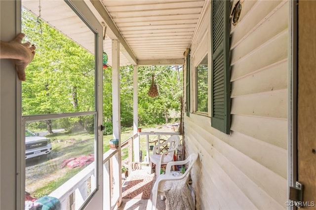 2003 Sweet Hollow Rd, Big Island, VA 24523 - balcony with covered porch