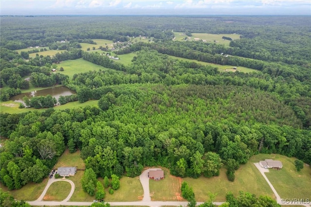 5239 Old Buckingham Rd, Powhatan, VA 23139 - aerial overview of property's location with a forest