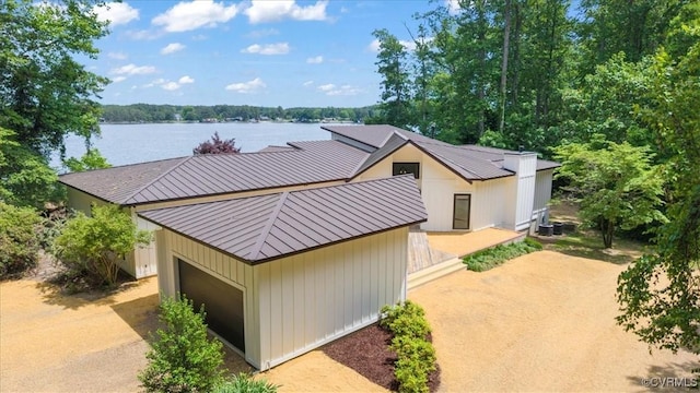 1665 Wilton Creek Rd, Hartfield, VA 23071 - view from above of property with a nearby body of water