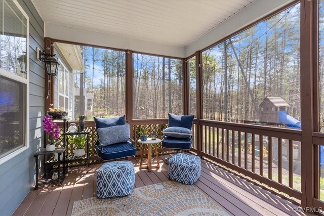 41 Pine Shadow Ct, Troy, VA 22974 - sunroom featuring healthy amount of natural light