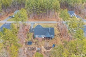 41 Pine Shadow Ct, Troy, VA 22974 - aerial view of property and surrounding area featuring a forest