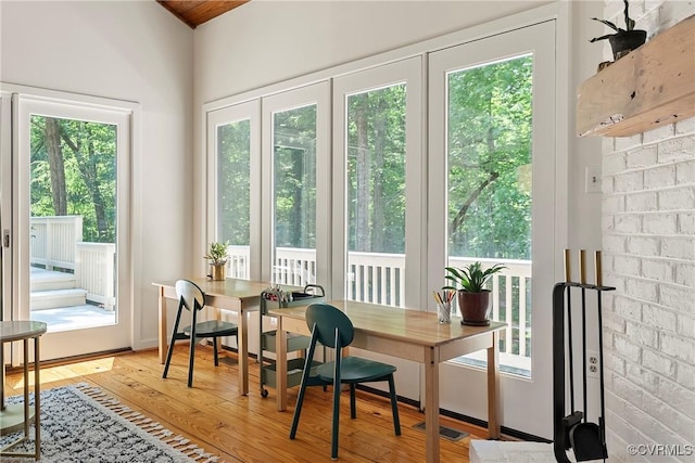 13700 Harbourwood Rd, Midlothian, VA 23112 - home office featuring light wood finished floors