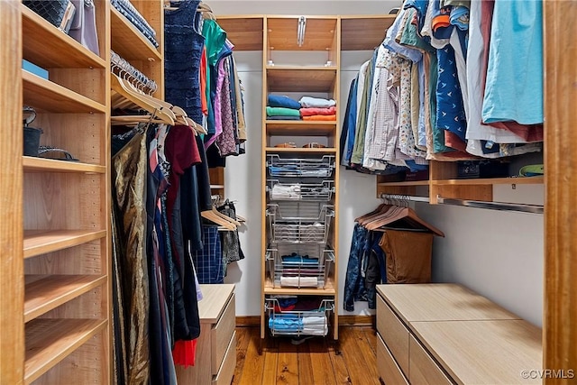 13700 Harbourwood Rd, Midlothian, VA 23112 - walk in closet with hardwood / wood-style floors