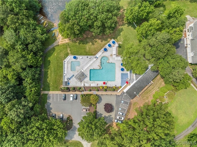 13700 Harbourwood Rd, Midlothian, VA 23112 - aerial view of property's location featuring a pool area