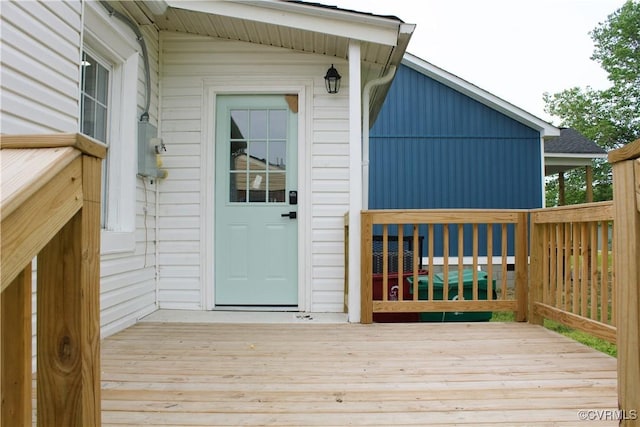 25 N Foley St, Petersburg, VA 23803 - entrance to property with a deck