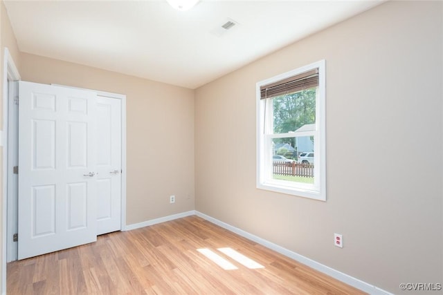 6006 Meadwood Cir, North Chesterfield, VA 23234 - unfurnished bedroom featuring baseboards and light wood-style floors